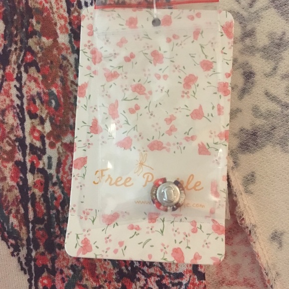 Free People Boho Ivory Long Sleeve Midi Dress Size S - Picture 10 of 12